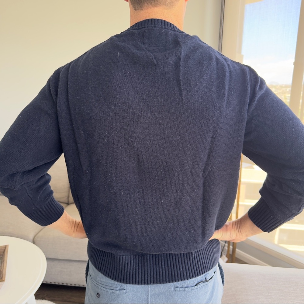 Men's Multicolor Patterned Sweater - Picture 4 of 6